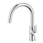 Bateria z wyciąganą wylewką Blue Water Plaza - chrom 