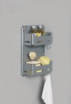 Peka 10.174.02 -  SESAM mini/ szary  wielofunkcyjny system półkowy 