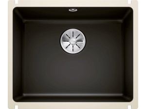 Zlewozmywak BLANCO SUBLINE 500-U Ceramika PuraPlus czarny, InFino 523740