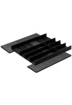 Peka - FineLine LiniQ 07.3802.05 - drewniany wkład do szuflady 500-600 mm/ czarny