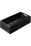 Peka - FineLine LiniQ 07.367.05 - prostokątna skrzynka z uchwytami/ czarny