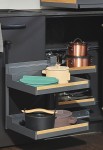 Peka 05.0576.KPL/A - Magic Corner Comfort Liro z drewnem 1000/ 600/ lewy/ antracyt