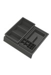 Peka 14.5201.43 - ONDA Line - organizer na kosmetyki, mały/ gł.350/ 300x322x90/ antracyt