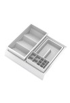 Peka 14.5201.01 - ONDA Line - organizer na kosmetyki, mały/ gł.350/ 308x322x90/ biały