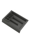 Peka 14.5202.43 - ONDA Line - organizer na akcesoria do makijażu, mały/ gł.350/ 241x322x85/ antracyt