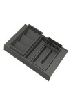 Peka 14.5401.43 - ONDA Line - organizer na kosmetyki, duży/ gł.450/ 308x422x90/ antracyt