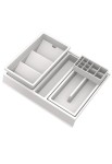 Peka 14.5301.01 - ONDA Line - organizer na kosmetyki, średni/ gł.400/ 308x372x90/ biały