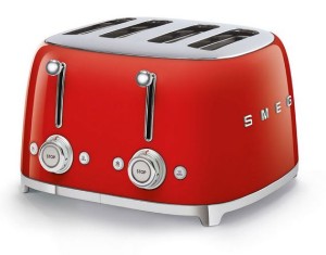 Smeg - Toster TSF03RDEU - 10% rabatu przy zakupie dwóch produktów SMEG. Wpisz kod smeg10